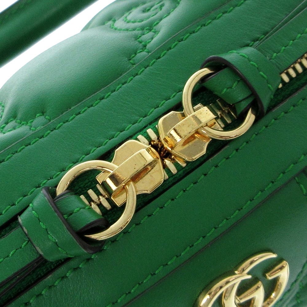 GUCCI Mini GG Matelasse Marmont Satchel - Picture 8 of 12